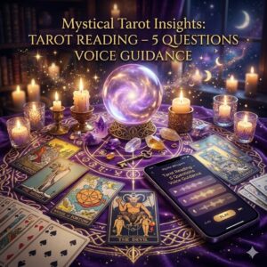 deep insight tarot reading – 5 questions voice guidance